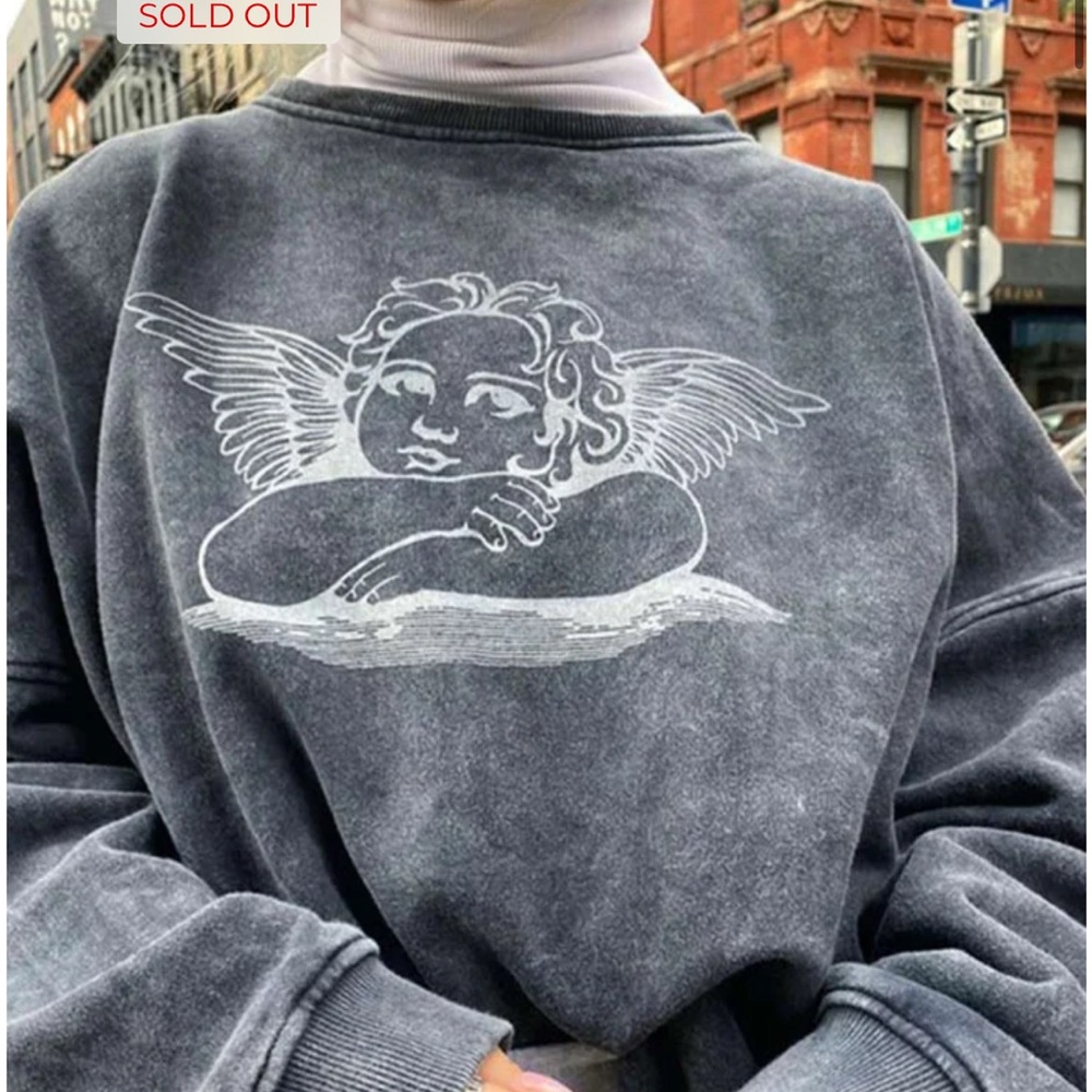 Motel Rocks Angel Handmade Sweatshirt